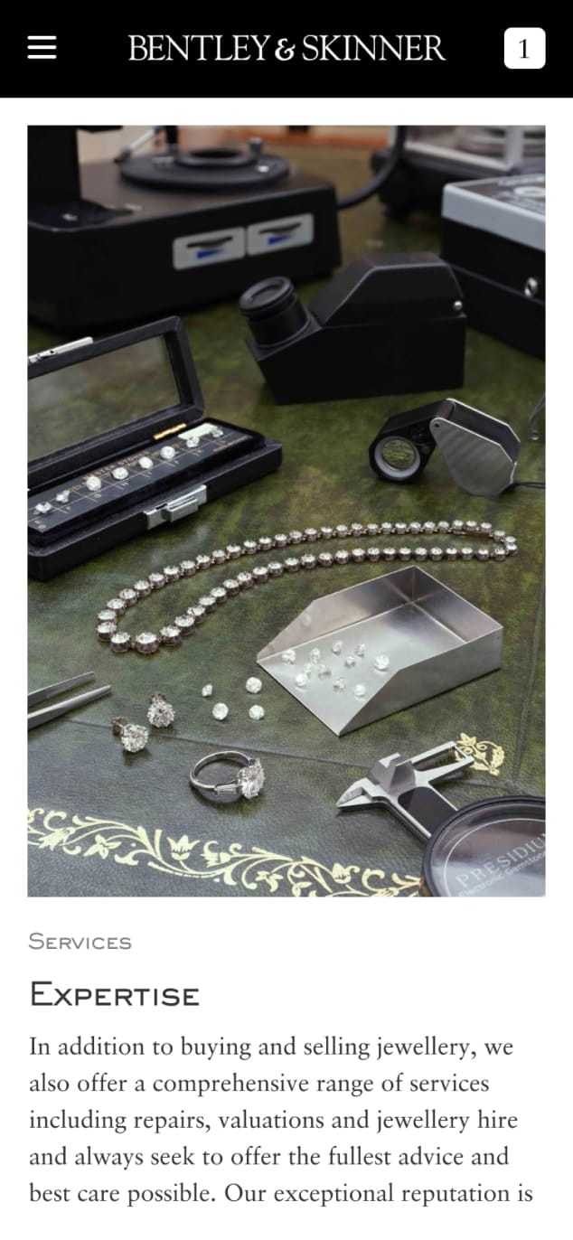 Bentley-and-skinner-ecommerce-dazze-studio-information-001 | dazze studio